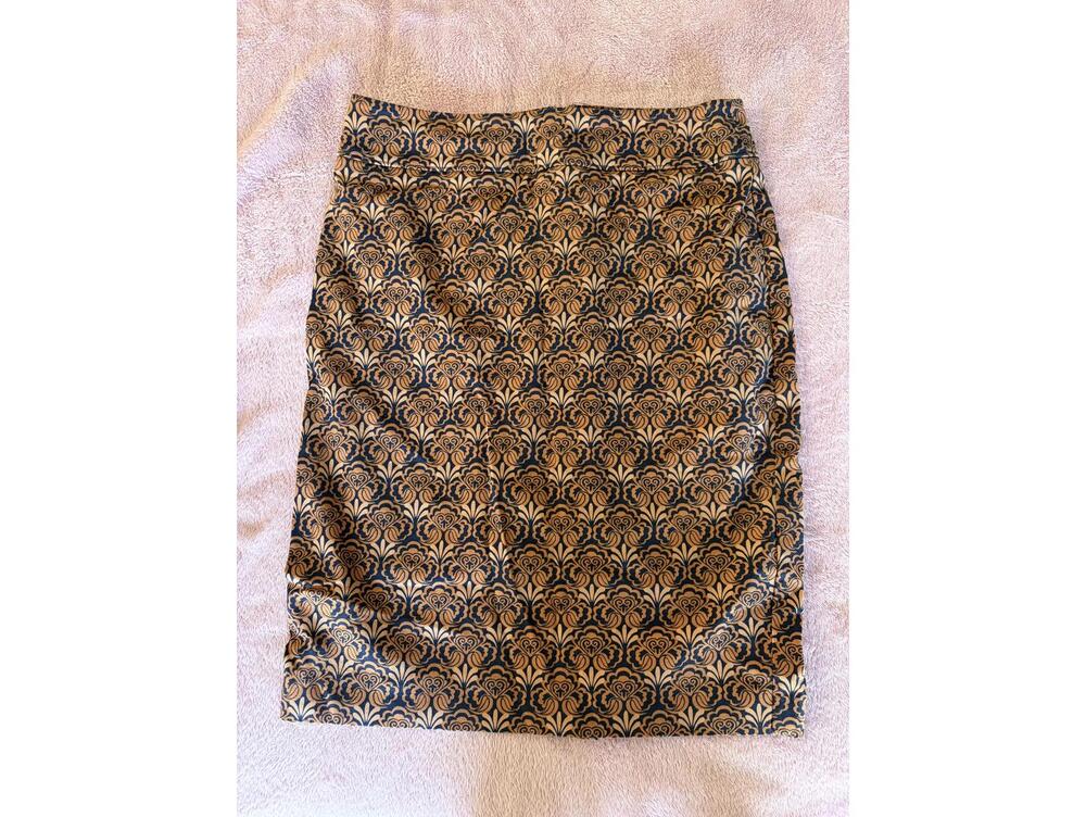 LOFT Patterned Pencil Skirt Size 6